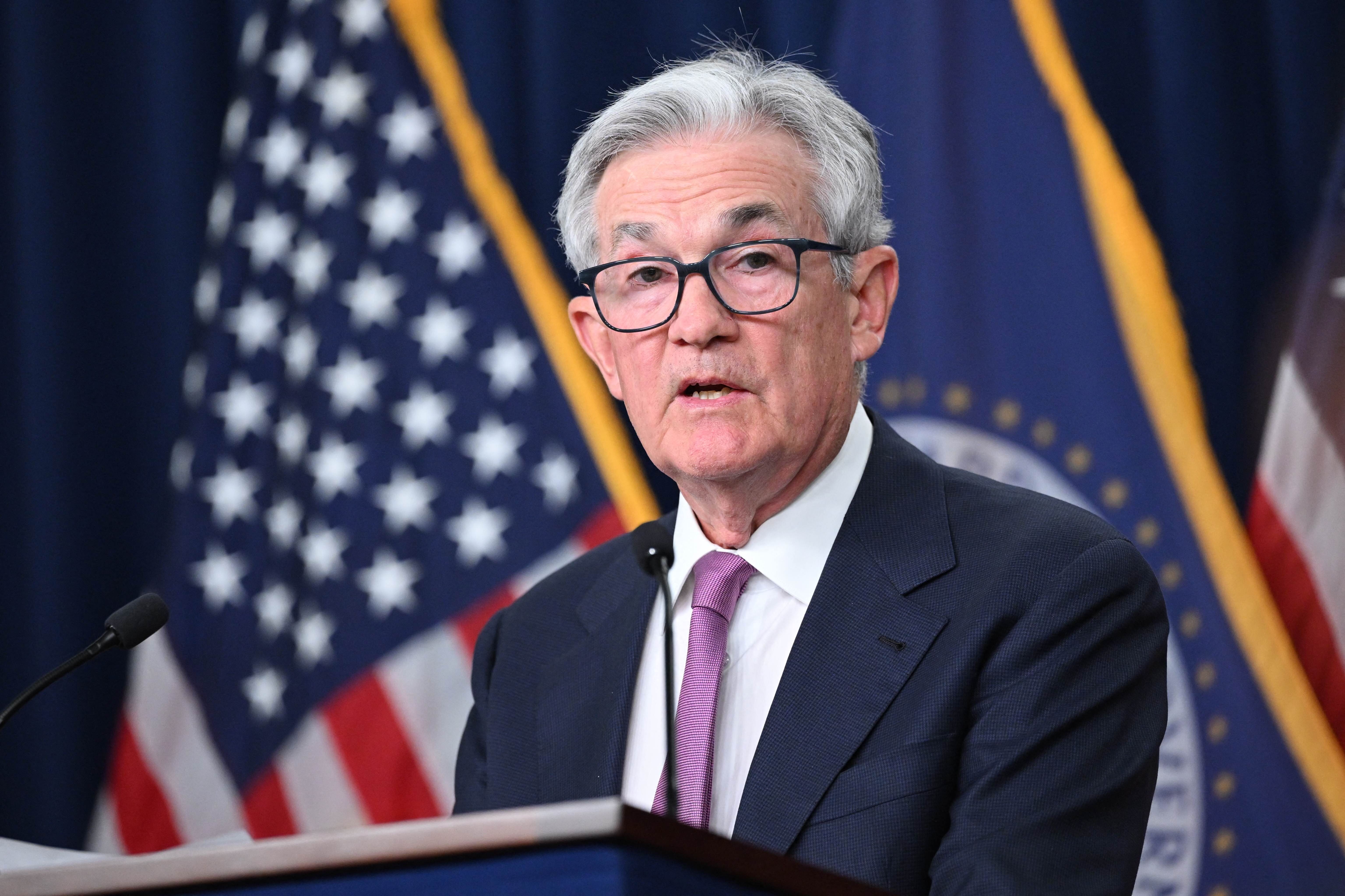 Federal Reserve Chair Powell Holds News Conference After Release of ...