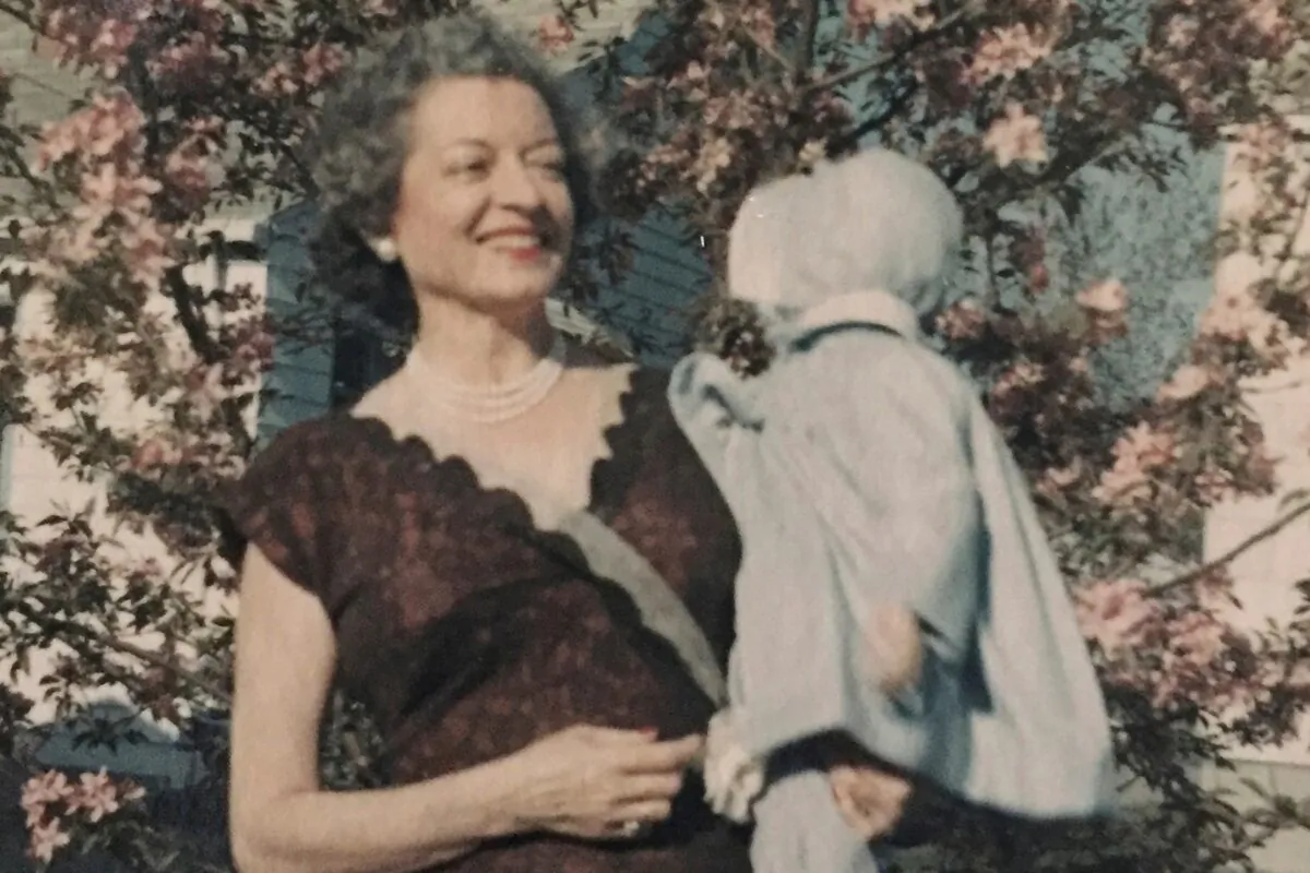 Florence Charleston (L) holding one of her nieces, Donna Taylor, in an undated photo. (Nevada State Police via AP)