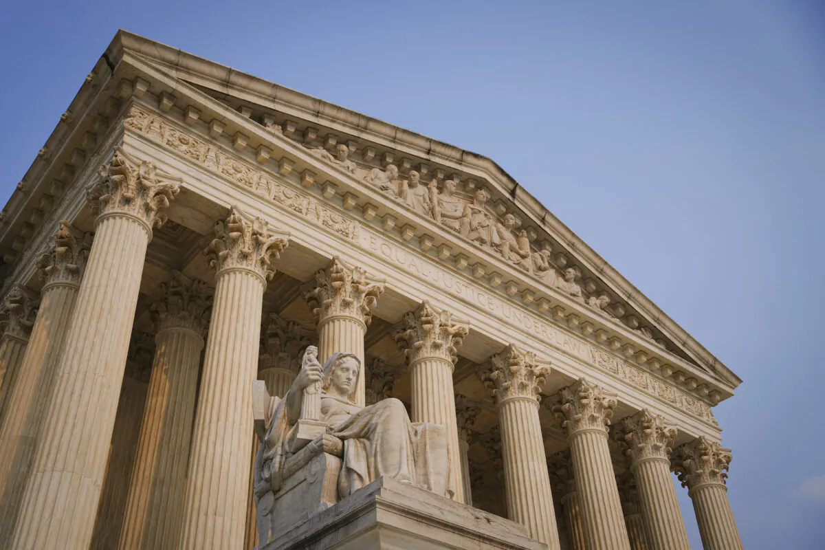 U.S. Supreme Court building in Washington on June 7, 2023. (Madalina Vasiliu/The Epoch Times)