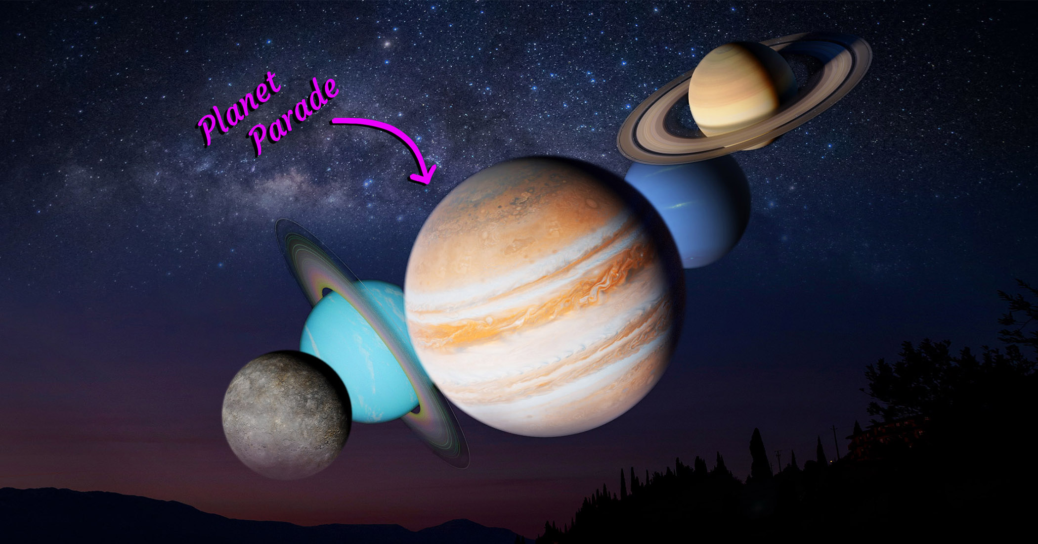 5-planet parade set to grace the pre-dawn sky on June 17—just days before summer solstice