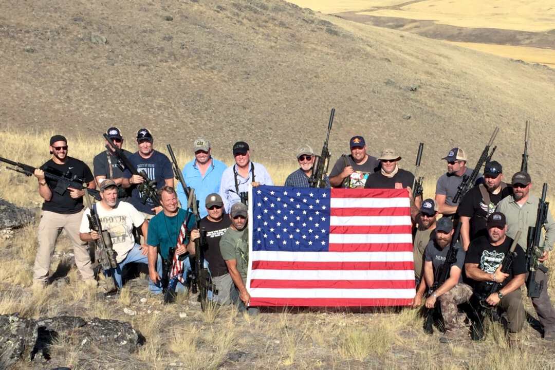 U.S. Marine Veteran Victor Marx and some of his fellow veterans on a training mission in Montana. (Courtesy of Victor Marx)