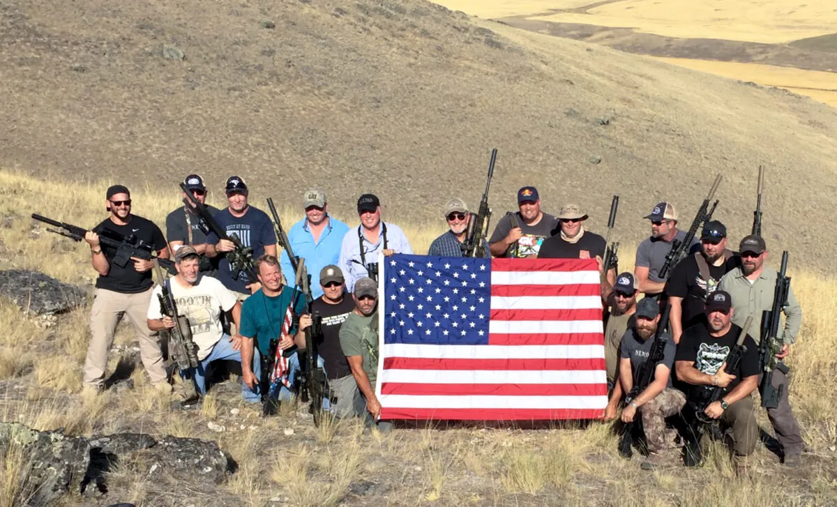 U.S. Marine Veteran Victor Marx and some of his fellow veterans on a training mission in Montana. (Courtesy of Victor Marx)