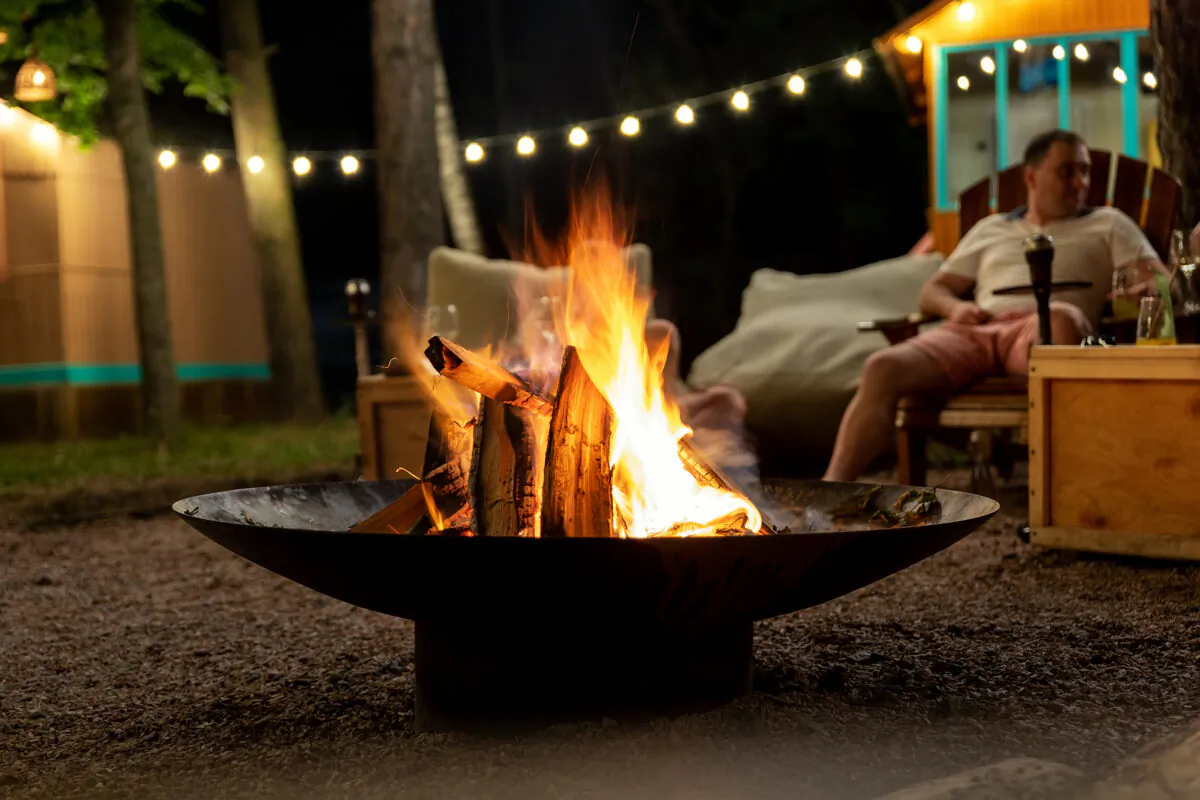 If you’re using any fire outside, including a grill, fire pit, tiki torches or anything else with flames, you want a fire extinguisher nearby and ready to use. (Dreamstime/TNS)