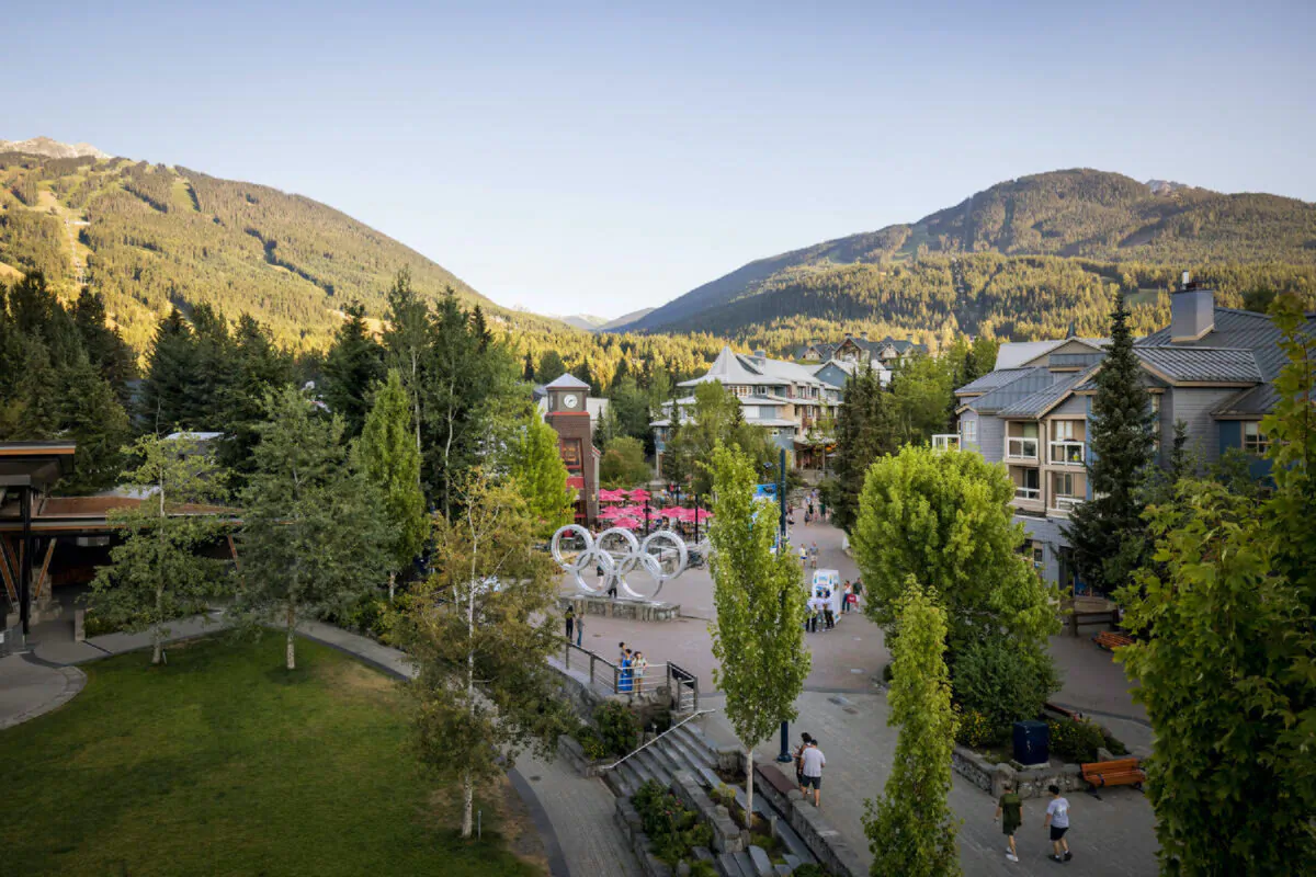 Exploring Whistler Village in British Columbia is fun, whatever the season. (Photo courtesy of Tourism Whistler/Justa Jeskova)