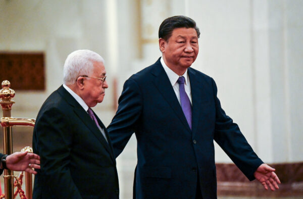 Abbas and Xi Jinping