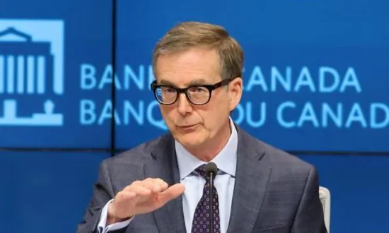 Bank of Canada Governor Says Inflation Expected to Near 2 Percent by End of 2024