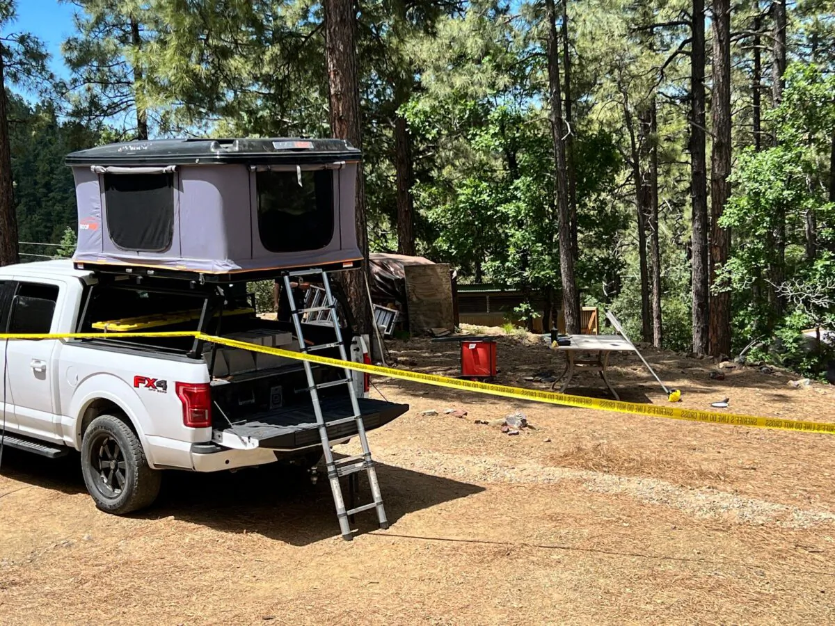 The scene of a bear attack near Prescott, Ariz., on June 16, 2023. (Courtesy of Yavapai County Sheriff's Office)