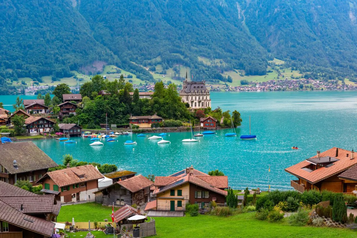 The small fishing village of Iseltwald, Switzerland, has become popular after a South Korean TV show put it on the map for global travelers. (Dreamstime/TNS)