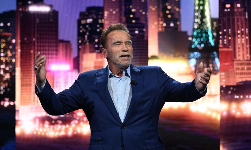 Schwarzenegger draws parallel between Jan. 6 and Kristallnacht.