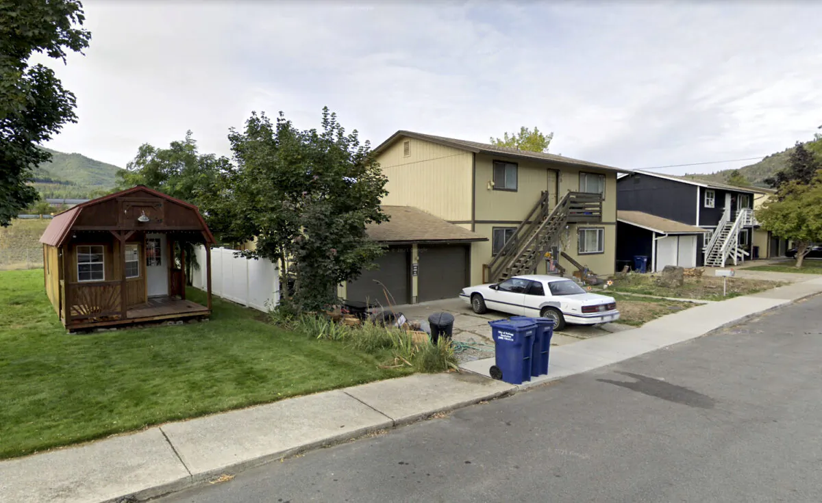 The 500 block of West Brown Ave. in Kellogg, Idaho, in September 2021. (Google Maps/Screenshot via The Epoch Times)