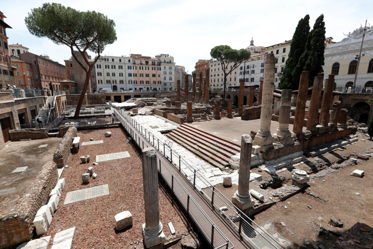 Rome to Open Ancient Square Where Julius Caesar Was Killed