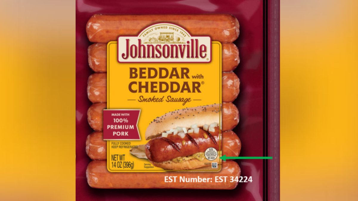 NextImg:Johnsonville Recalls Over 42,000 Pounds of Sausages Over Possible Contamination