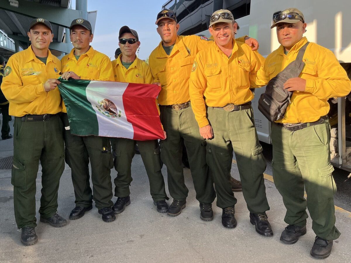 NextImg:Over 100 Mexican Firefighters Have Been Deployed to Help Battle Wildfires in Ontario