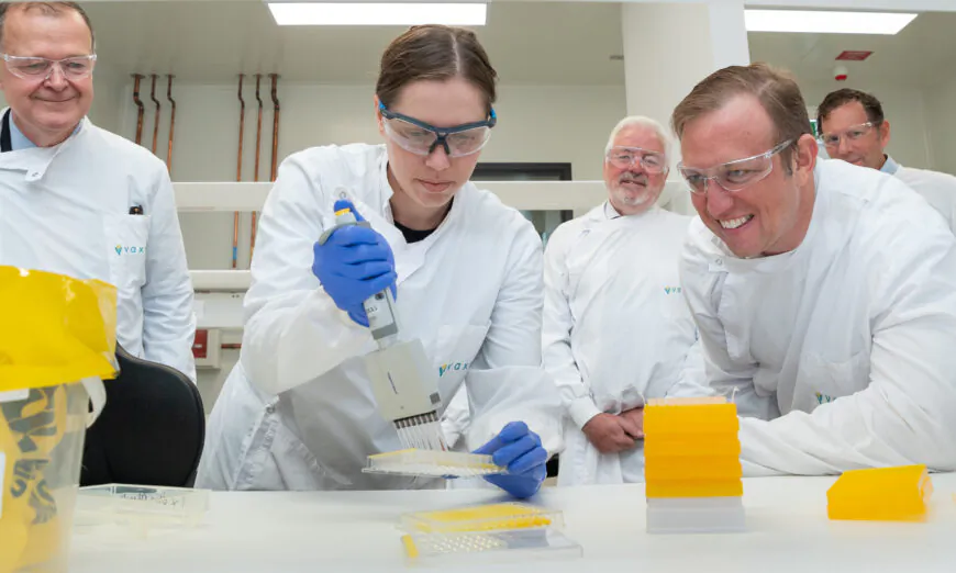 A nation-first facility manufacturing needle-free vaccine patches has opened its doors in Australia. (Marc Grimwade Photography)