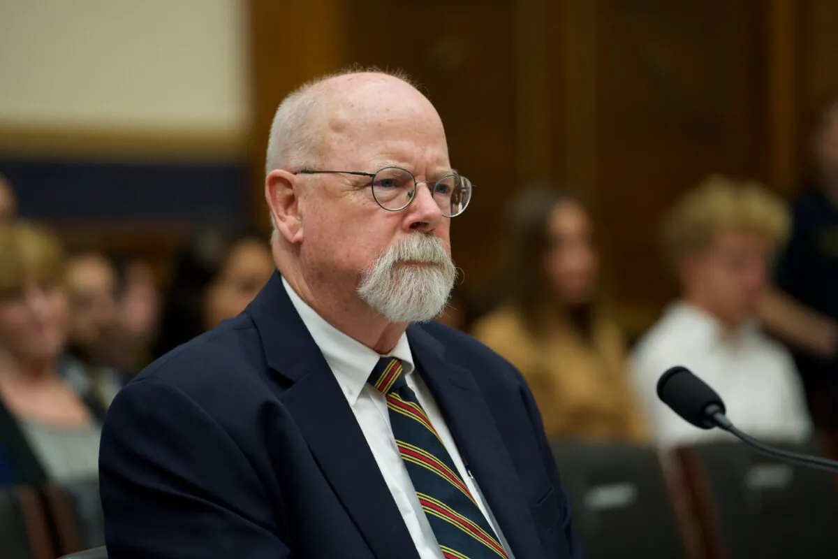 Special counsel John Durham appears before the House Judiciary Committee on June 21, 2023, in Washington. (Madalina Vasiliu/Epoch Times)