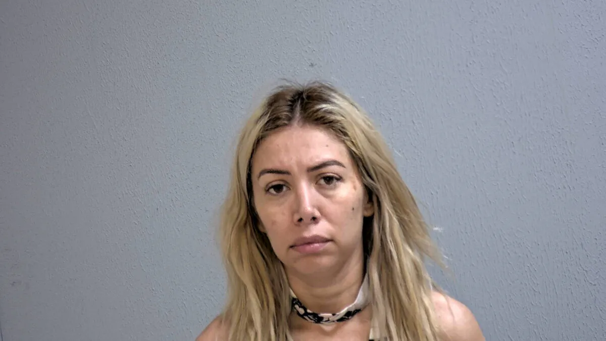 Mexican national Denisse Ahumada-Martínez was arrested at an immigration checkpoint near Falfurrias, Texas, after border patrol agents found 93 pounds of cocaine in her vehicle on June 10, 2023. (Hidalgo County Jail Records)