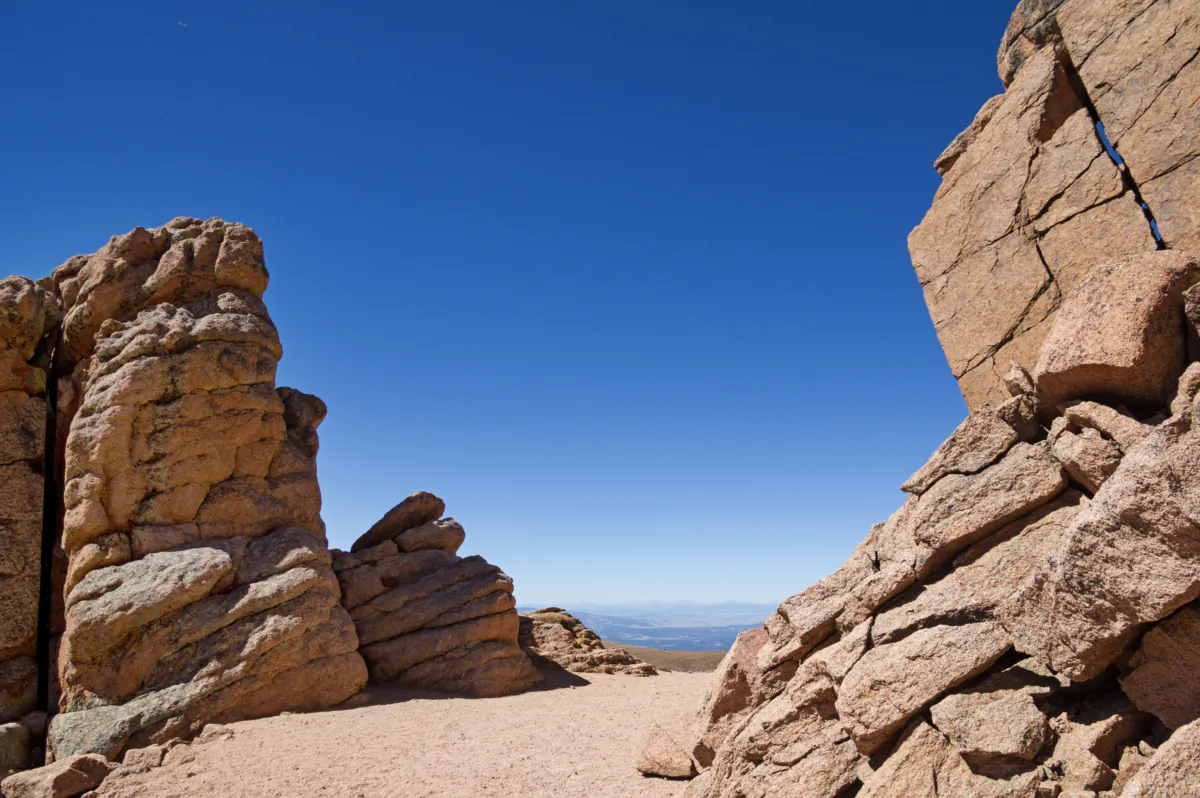 A trail up to Pikes Peak in Colorado. Rocky Mountain Field Institute's effort to build a new trail to the top of the mountain is in its fifth year, and volunteers are needed on several days throughout the summer. (Dreamstime/TNS)
