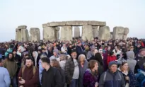 Sunset as Summer Solstice Is Marked at Stonehenge