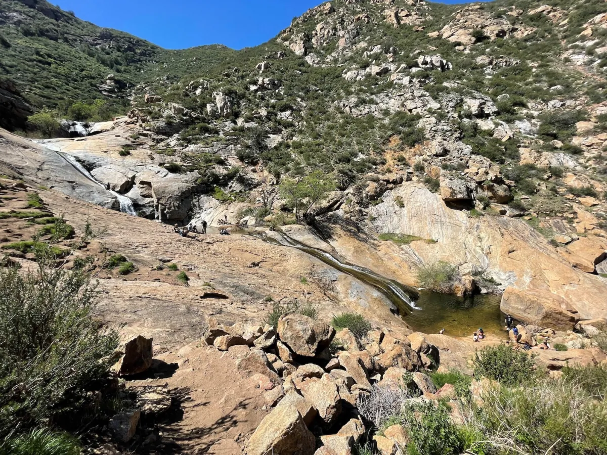 Three Sisters Falls in Descanso, Calif., in September 2022. (Courtesy of U.S. Forest Service)