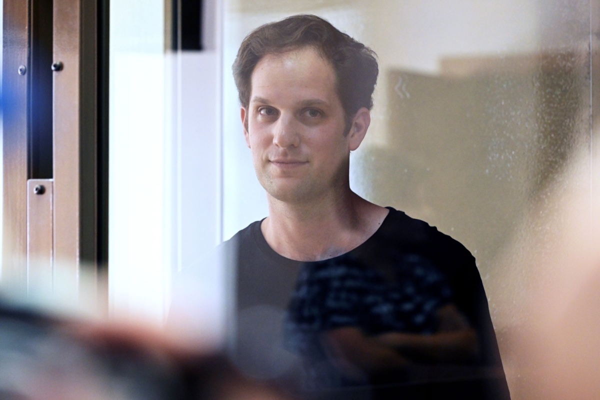 NextImg:Moscow Court Rules US Journalist Evan Gershkovich Must Stay in Jail Until Late August