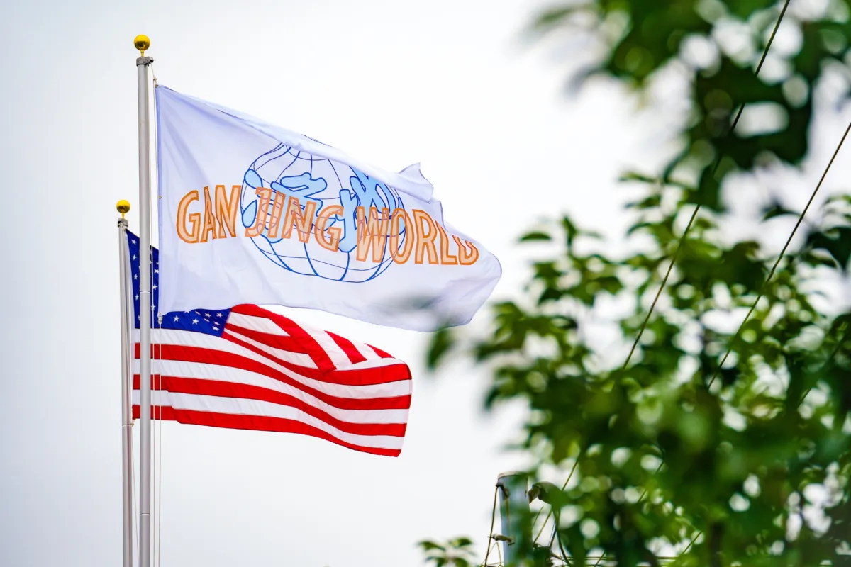 Gan Jing World holds the opening ceremony of its first headquarters building, dubbed 'MT0' or 'Middletown Zero,' in Middletown, N.Y., on June 22, 2023. (Samira Bouaou/The Epoch Times)