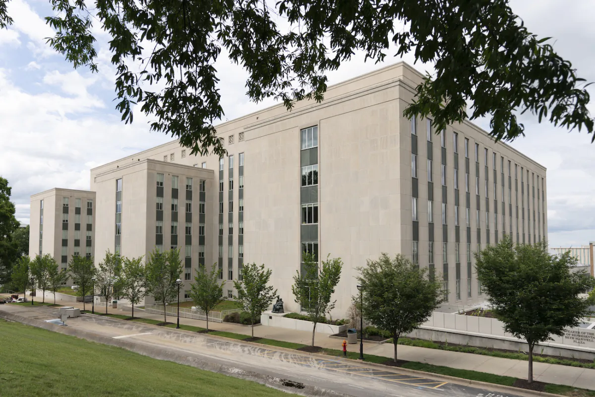 The Cordell Hull State Office Building, in Nashville, Tenn., on June 22, 2023. (AP Photo/George Walker IV)