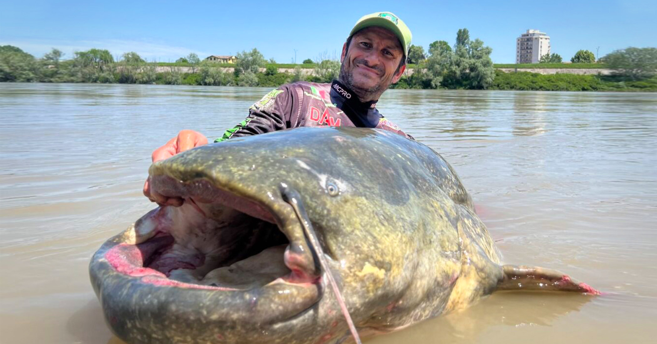 Italian angler feels ‘tremendous’ tug on line, reels in record catfish over 9 feet long from River Po