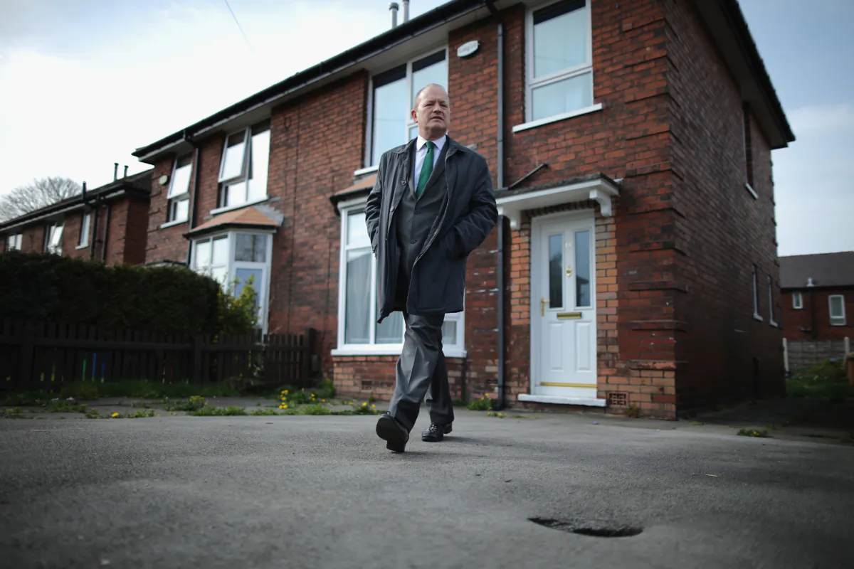 Former Labour Simon Danczuk MP in Rochdale, in April 2015.  (Christopher Furlong/Getty Images)