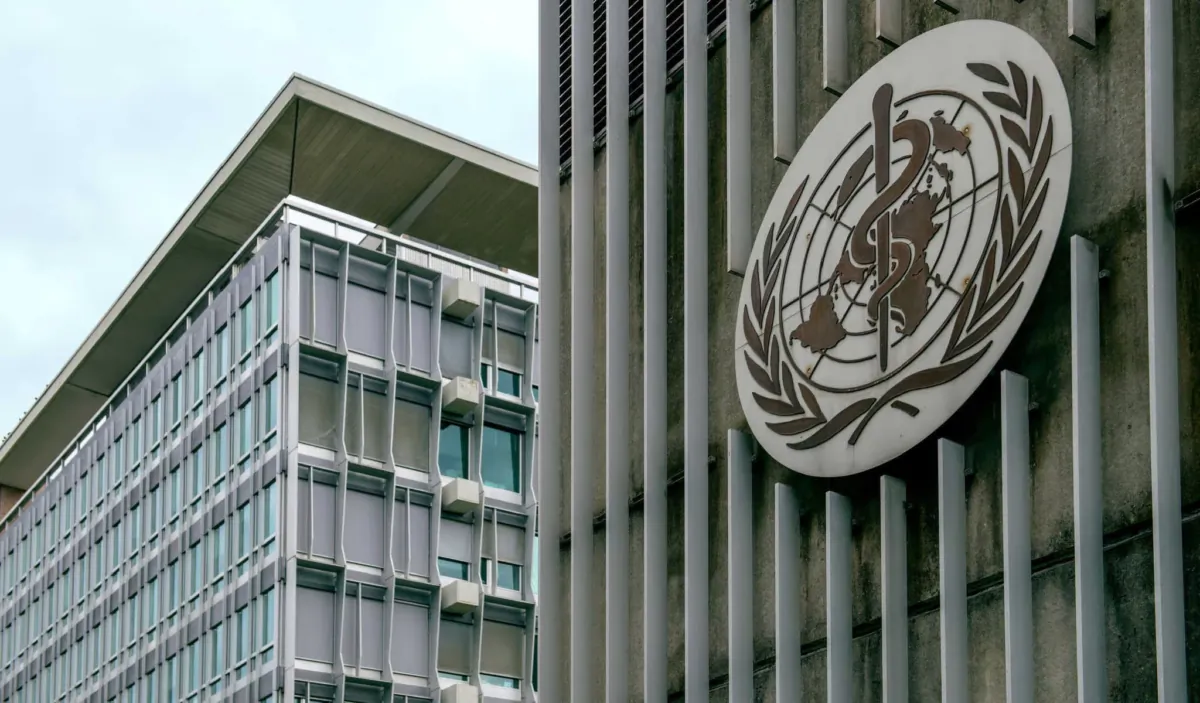 The building of the World Health Organization (WHO) is seen in Geneva, Switzerland, in June 2016. (ocphoto/Shutterstock)