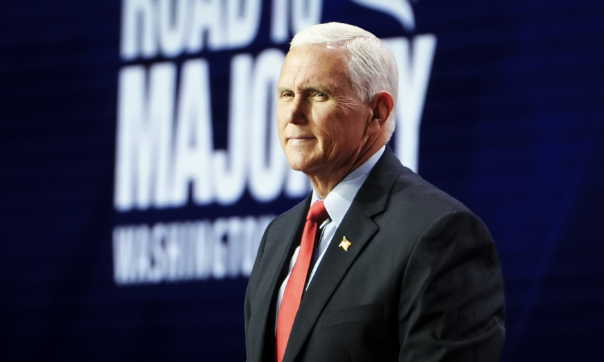 Pence makes the cut for GOP primary debate in Wisconsin.