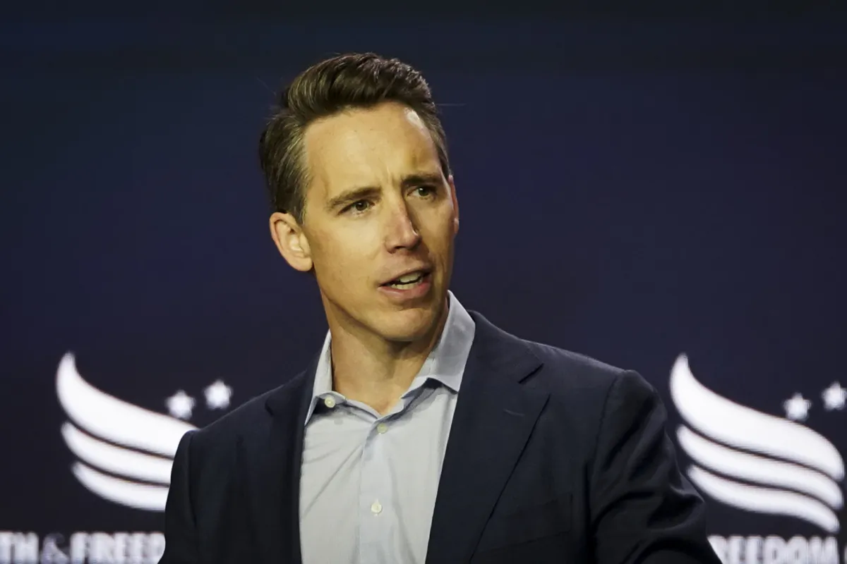 Sen. Josh Hawley (R-Mo.) speaks during the Faith and Freedom Road to Majority conference at Hilton in Washington on June 23, 2023. (Madalina Vasiliu/The Epoch Times)