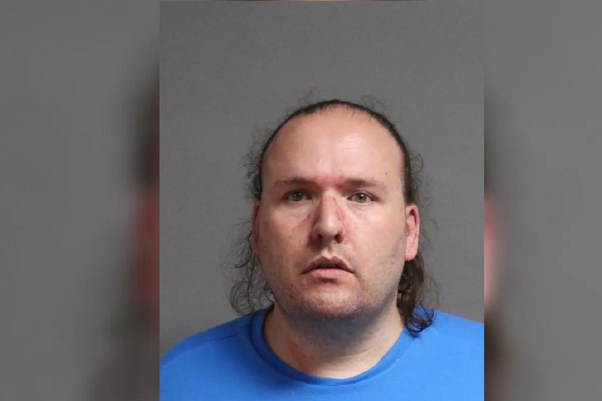A mug shot of Stacie-Marie Laughton, a transgender-identifying man. (Courtesy of Nausha, New Hampshire's police department)