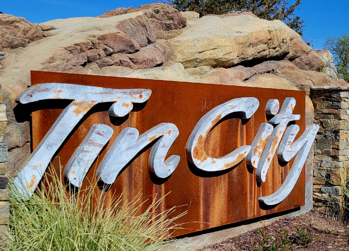 Tin City is a hip part of Paso Robles, California, that offers some 40 tasting rooms. (Courtesy of Jim Farber)