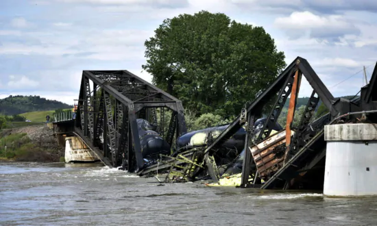 Train Carrying Hazardous Chemicals Derails in Montana After Bridge Collapses