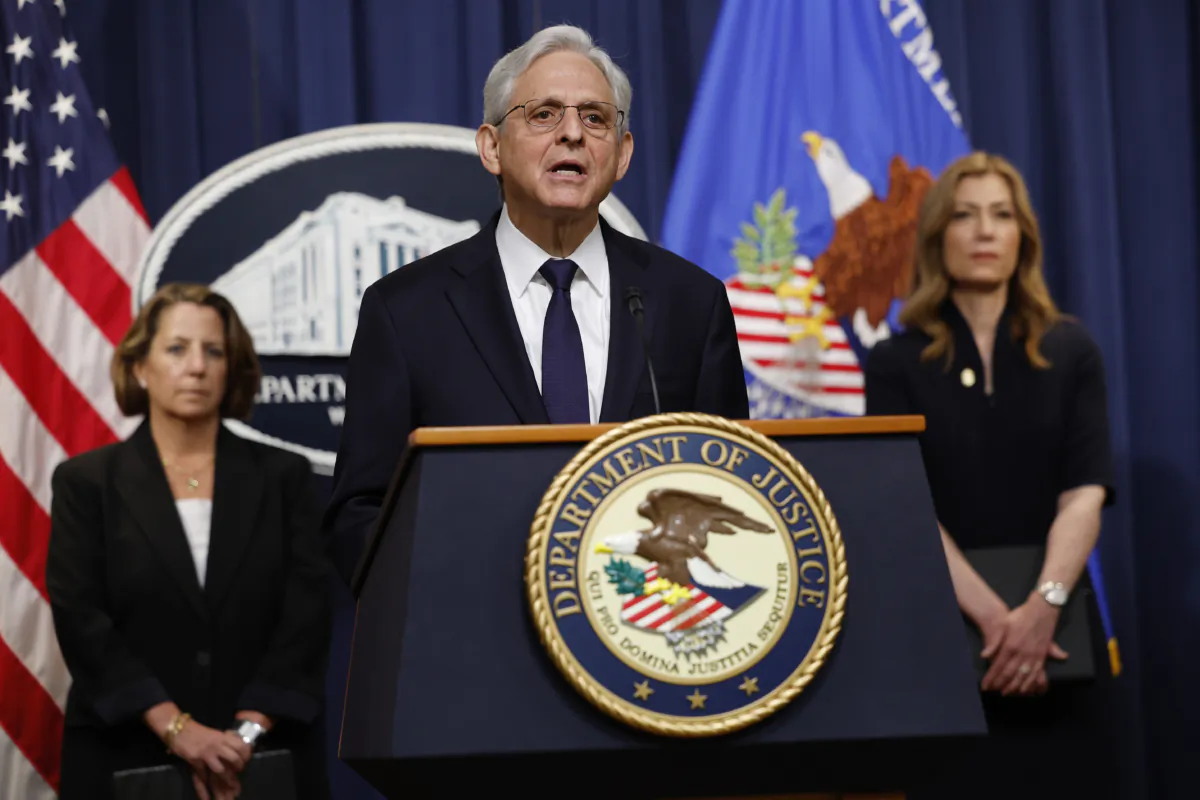 U.S. Attorney General Merrick Garland in Washington on June 23, 2023. (Chip Somodevilla/Getty Images)