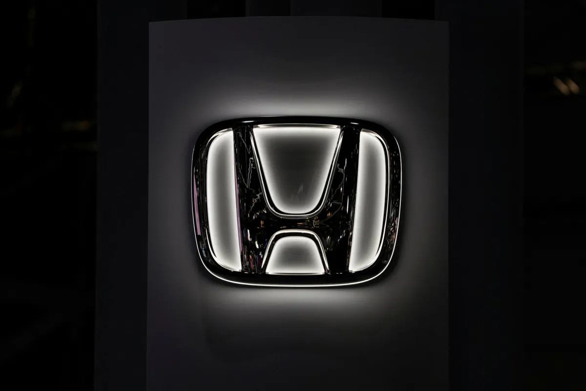 A Honda logo is seen during the New York International Auto Show, in Manhattan on April 5, 2023. (David 'Dee' Delgado/File Photo/Reuters)