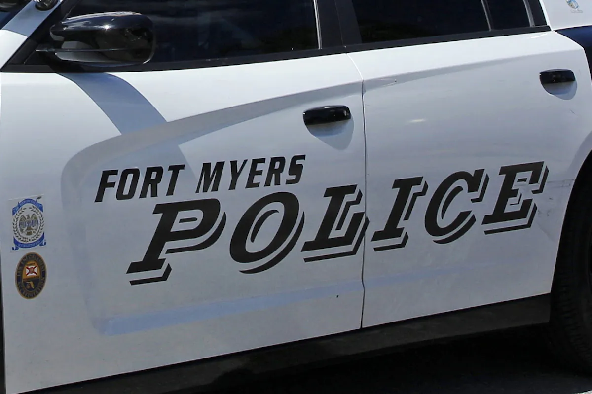 Close up of a police car in Fort Myers, Fla., in a file photo. (Mike Carlson/Getty Images)