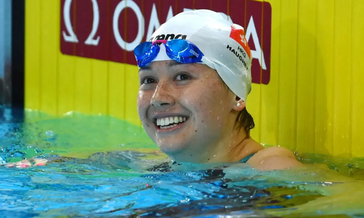 Siobhan Haughey completes the Italian International Swim Meet with two gold medals. Profile picture. (World Aquatics Twitter image)
