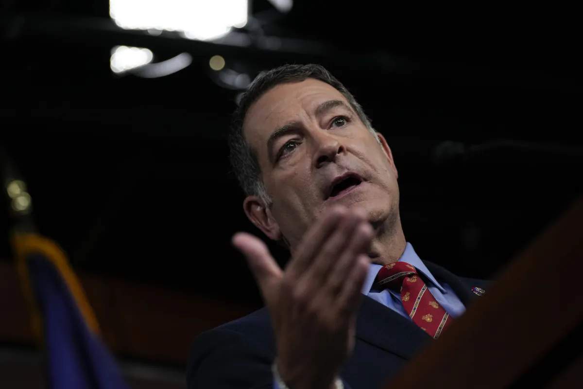 Rep. Mark Green (R-Tenn.) speaks during a news conference on Capitol Hill in Washington on June 14, 2023. (Drew Angerer/Getty Images)