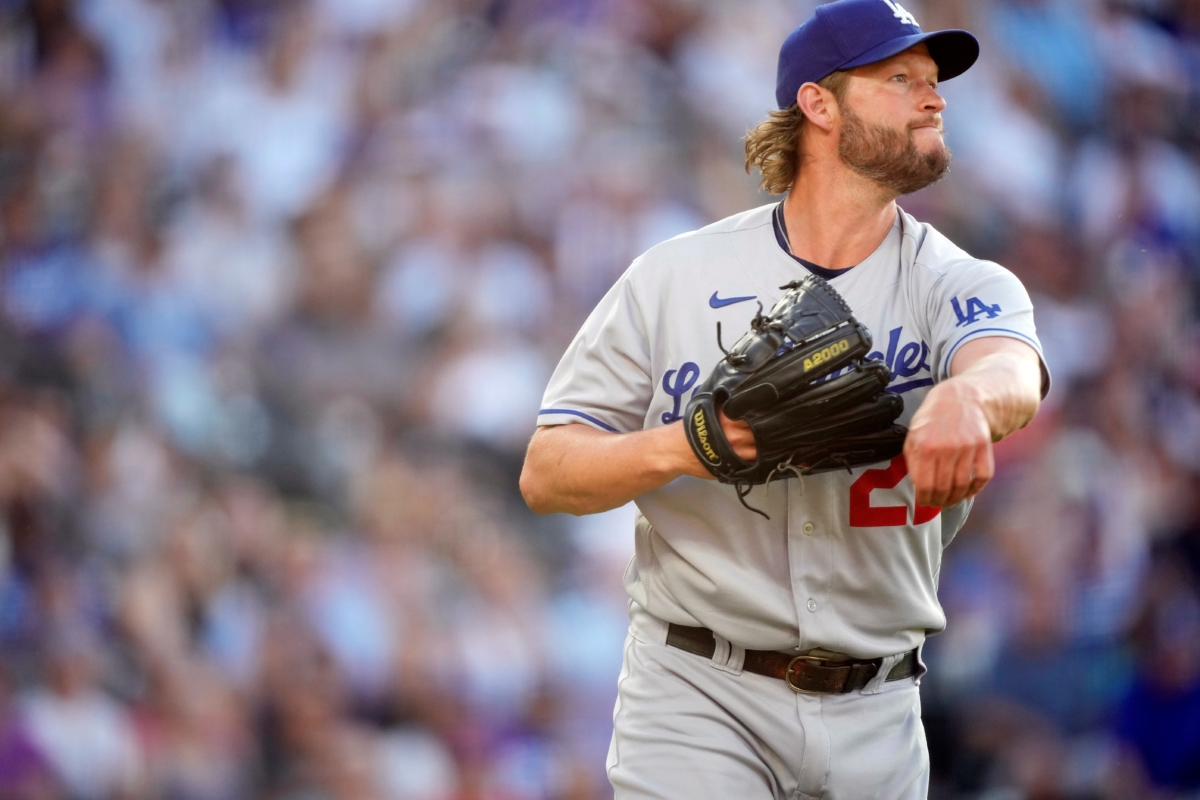 Clayton Kershaw Takes No-Hitter Into 6th, J.D. Martinez Hits 300th Homer, Dodgers Beat Rockies 5–0