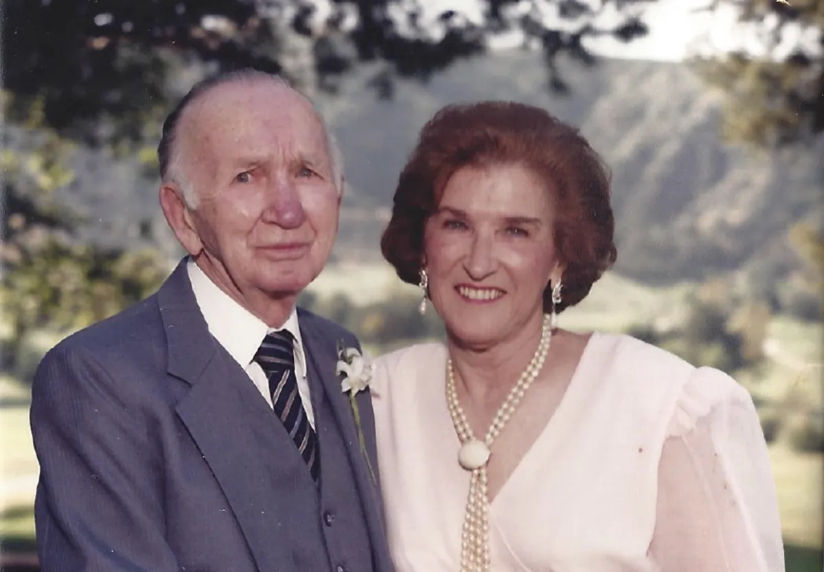 Nani and her husband at their 60th wedding anniversary. (Courtesy of Karen Brazas)
