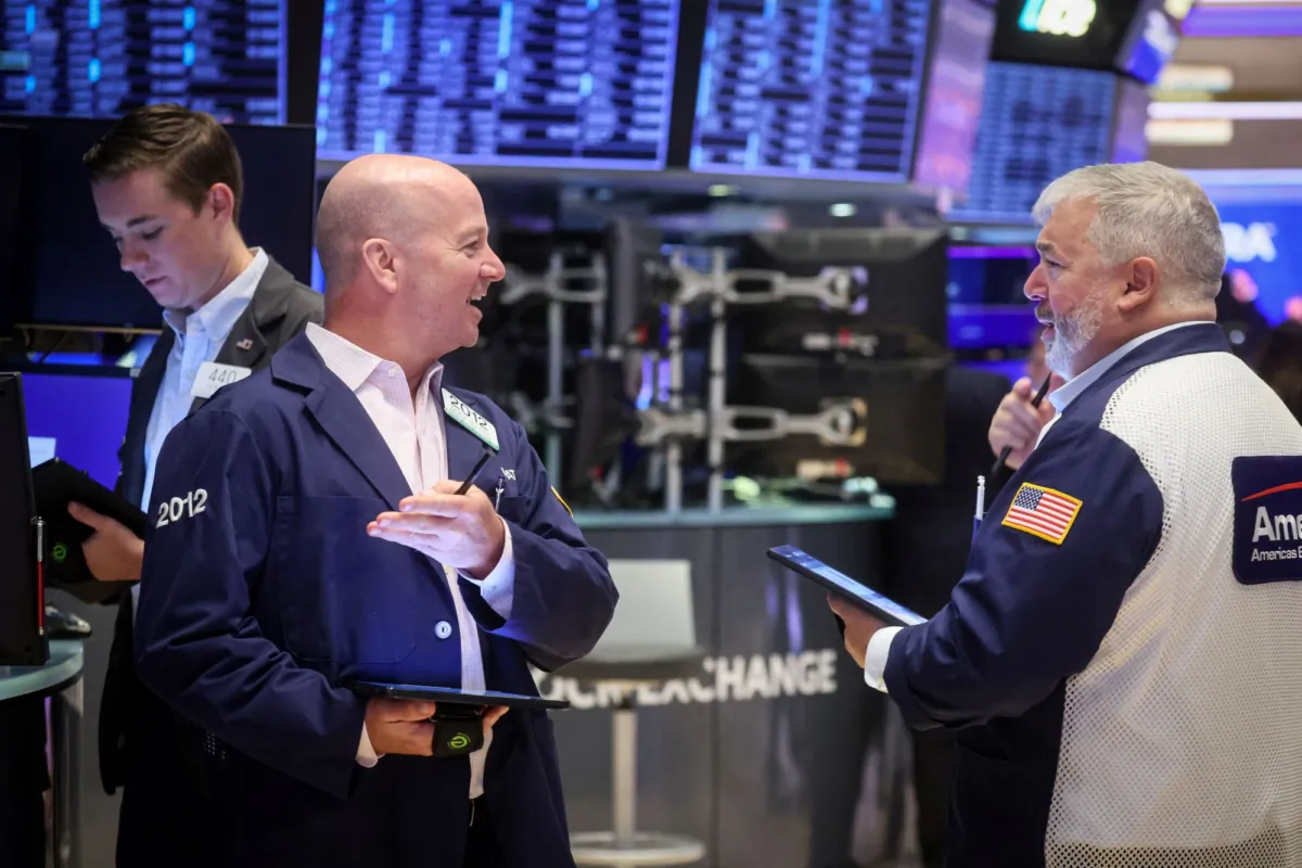 Traders work on the floor of the New York Stock Exchange (NYSE) in New York City on June 27, 2023. (Brendan McDermid/Reuters)