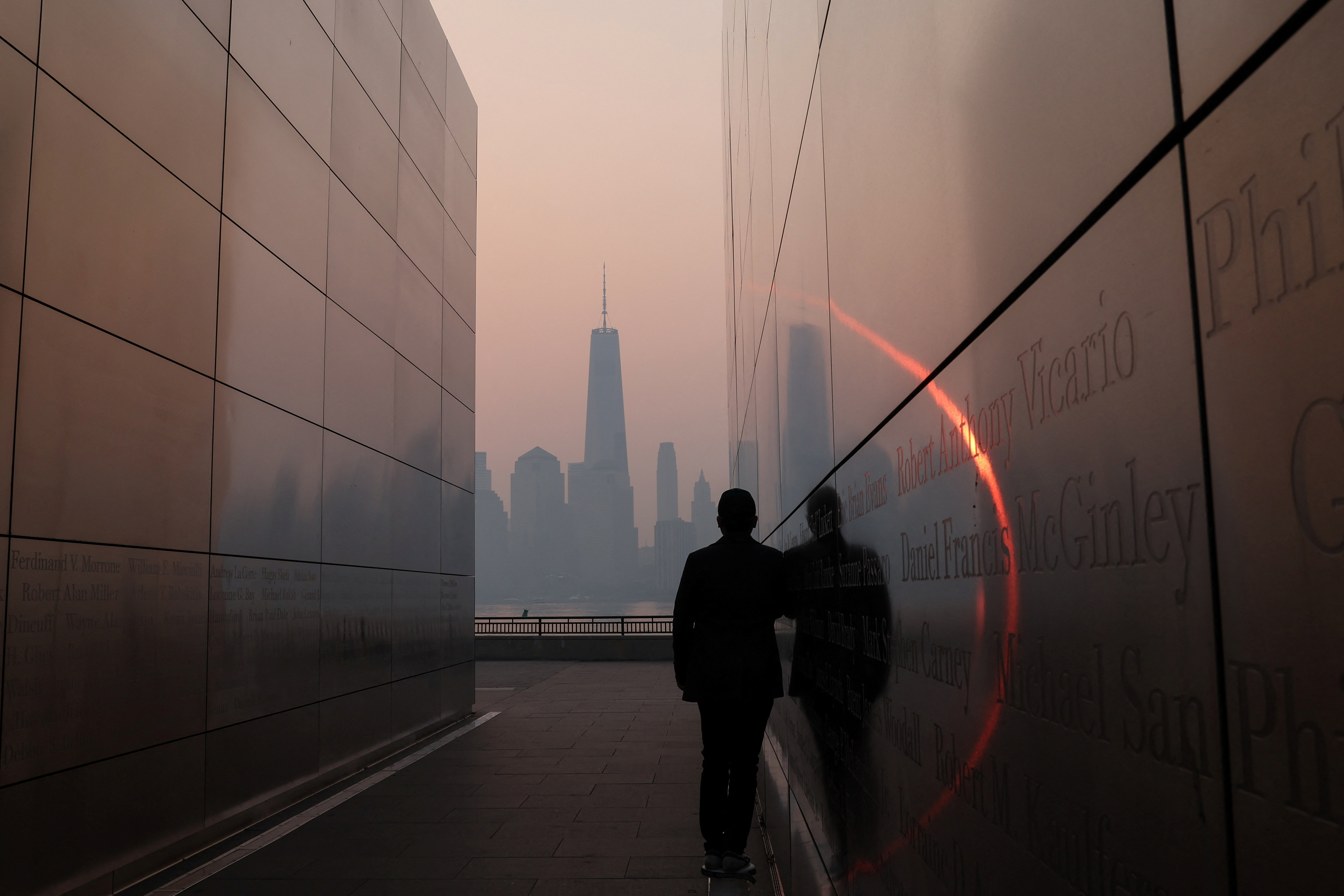File Photo Haze And Smoke Shrouds Manhattan Skyline From Canadian Wildfires In New York