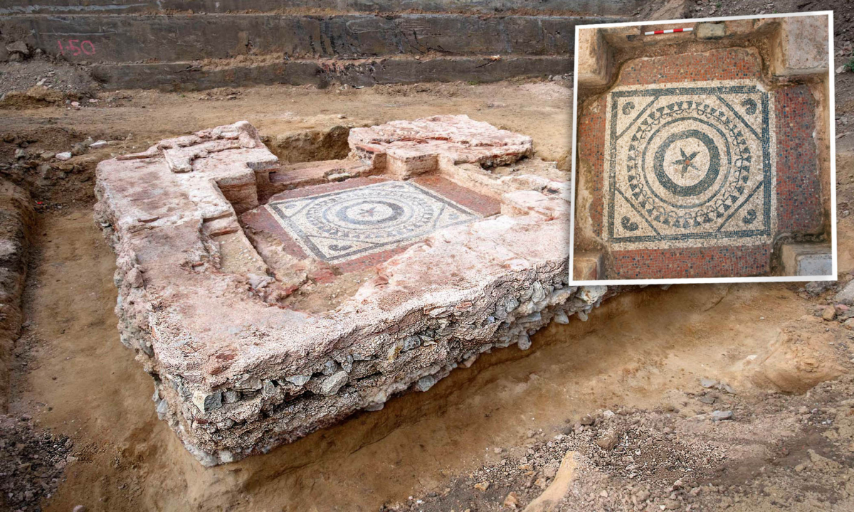 ‘The Most Intact’ Roman Mausoleum and Mosaic Uncovered in Rubble of New