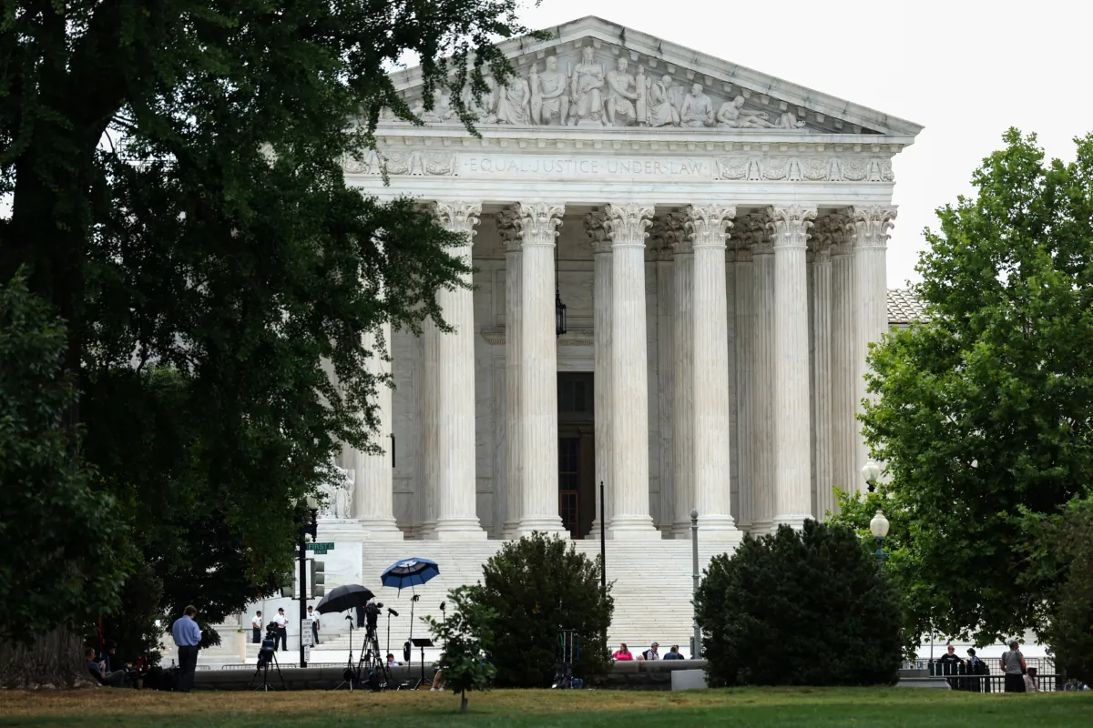 The Supreme Court in Washington on June 27, 2023. (Kevin Dietsch/Getty Images)