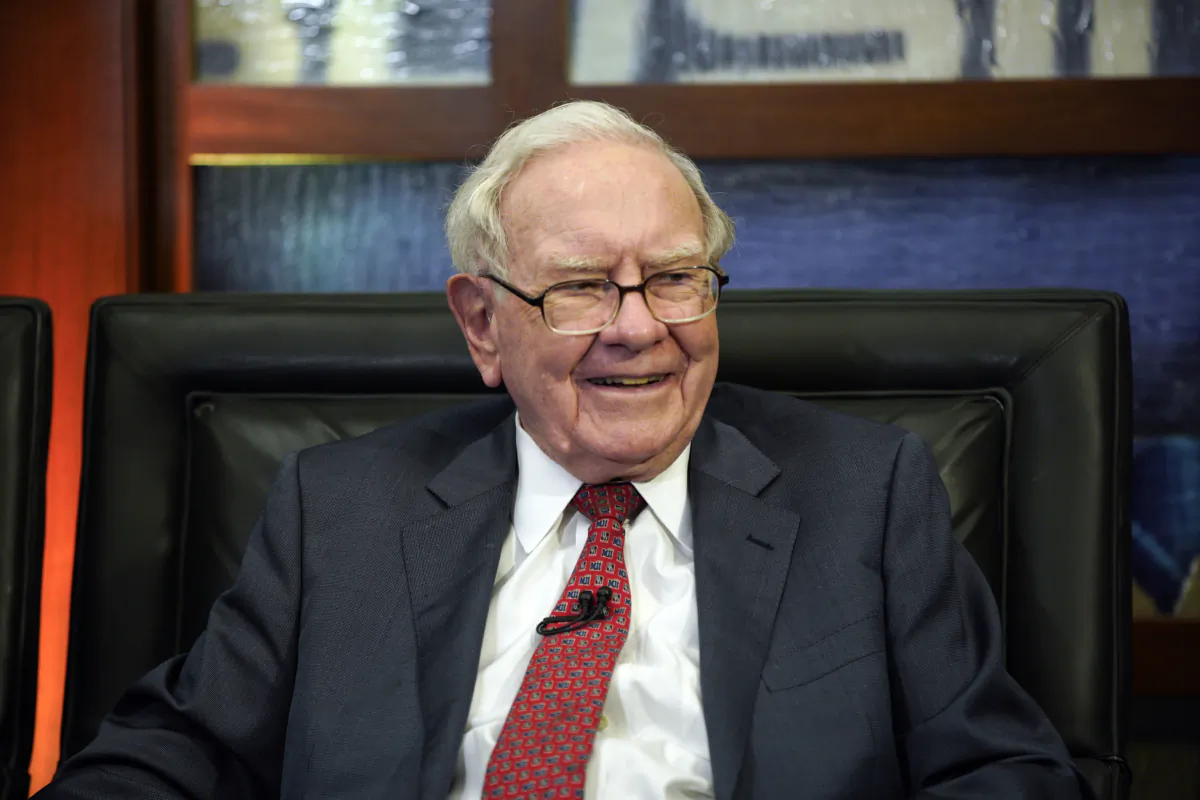 Berkshire Hathaway Chairman and CEO Warren Buffett smiles during an interview in Omaha, Neb., on May 7, 2018. (Nati Harnik/AP Photo)