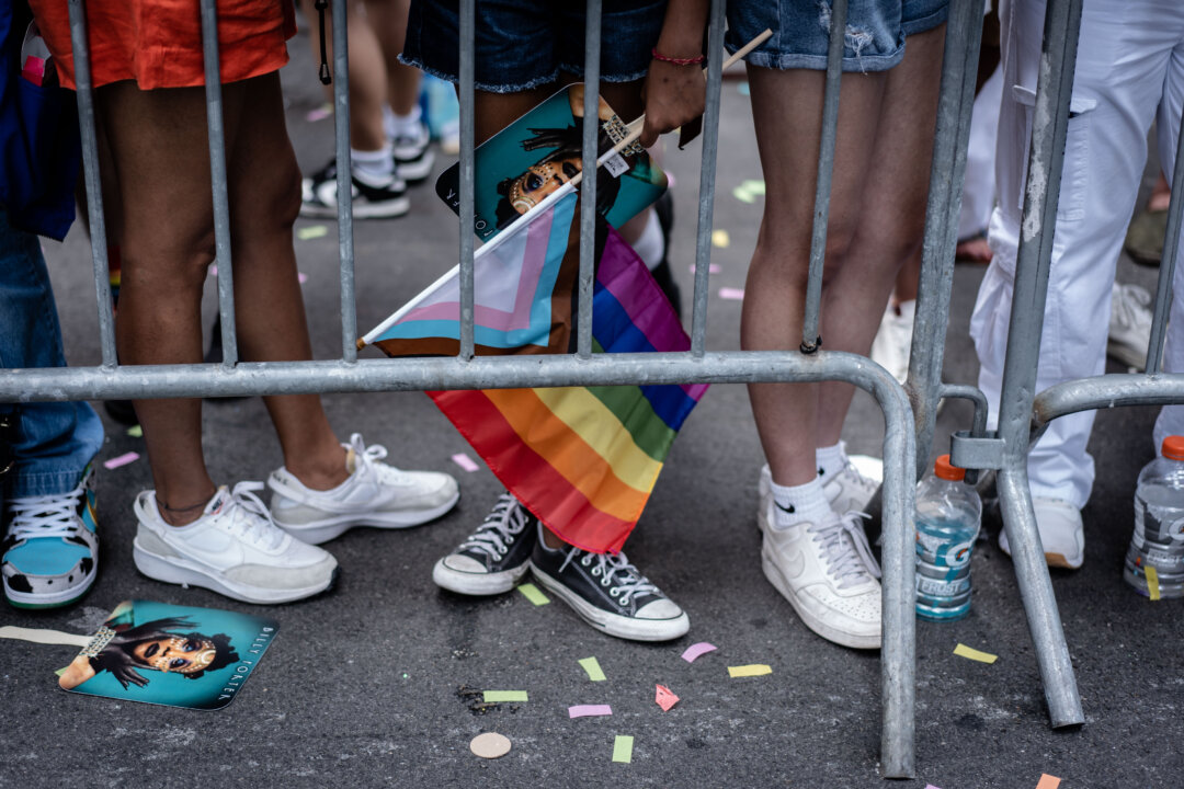 The annual New York City Pride March in New York City on June 25, 2023. (Samira Bouaou/The Epoch Times)