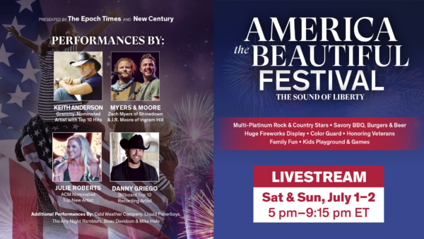 LIVE July 2, 5 PM ET: America the Beautiful Festival: A Celebration of Independence Day and Beautiful Heritage—Day 2