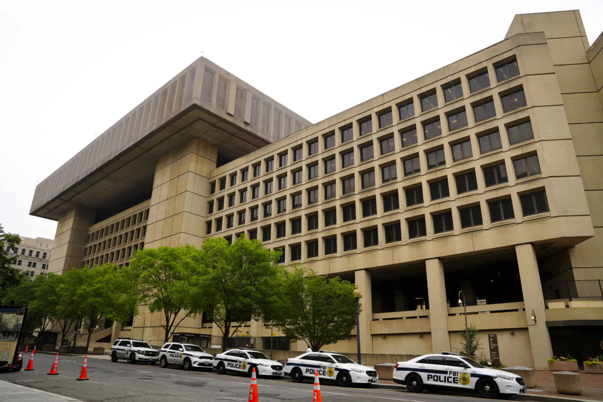 Federal Bureau of Investigation (FBI) building in Washington, on June 28, 2023. (Madalina Vasiliu/The Epoch Times)