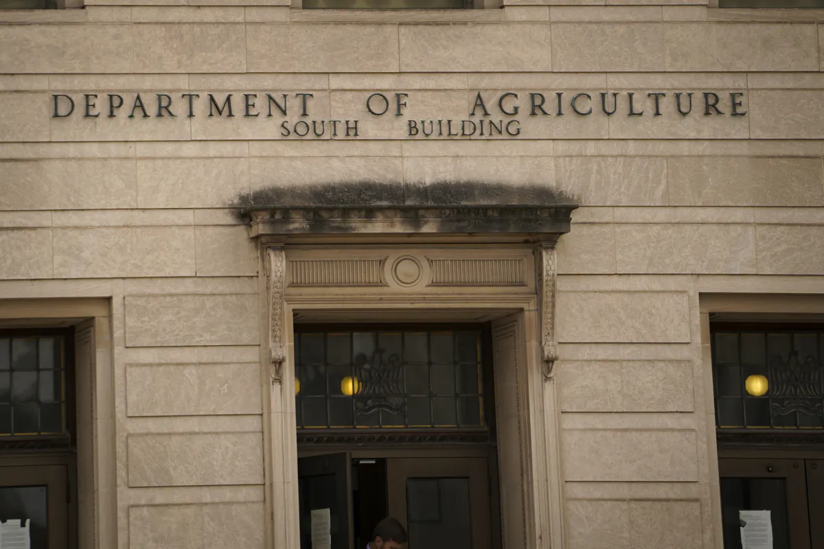 U.S. Department of Agriculture in Washington on June 28, 2023. (Madalina Vasiliu/The Epoch Times)